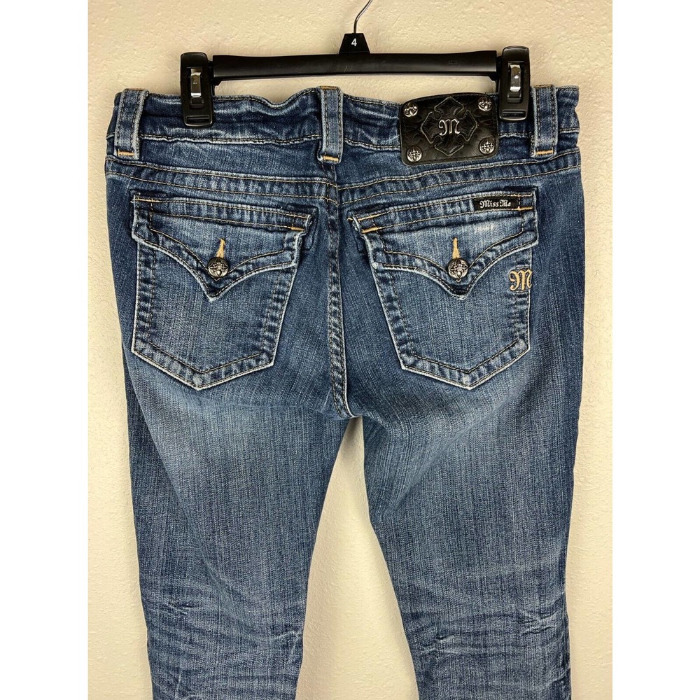 Miss Me Women's Size 29 Medium Wash Boyfriend Ankle Jeans - JB4009A54 - Picture 2 of 11